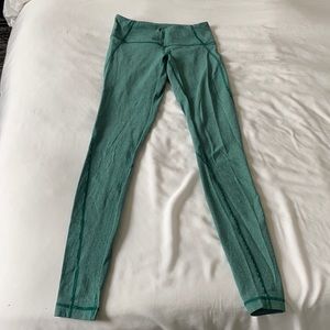 Green Lululemon Leggings